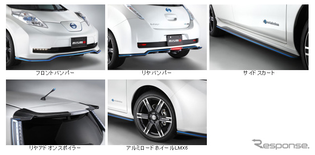 日産リーフ（ZE0）用NISMOエアロパッケージ