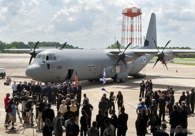イスラエルでのC‐130Jスーパーヘラクレスの納入