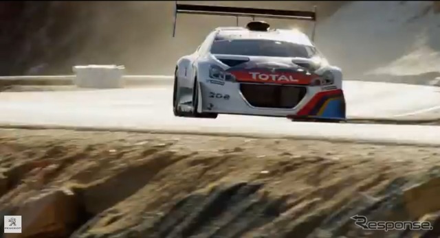 パイクスピークで初テストを行うプジョー208 T16