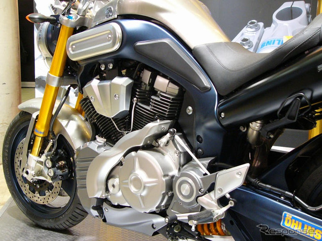 【東京モーターサイクルショー05】写真蔵…ヤマハMT01 カスタムが登場
