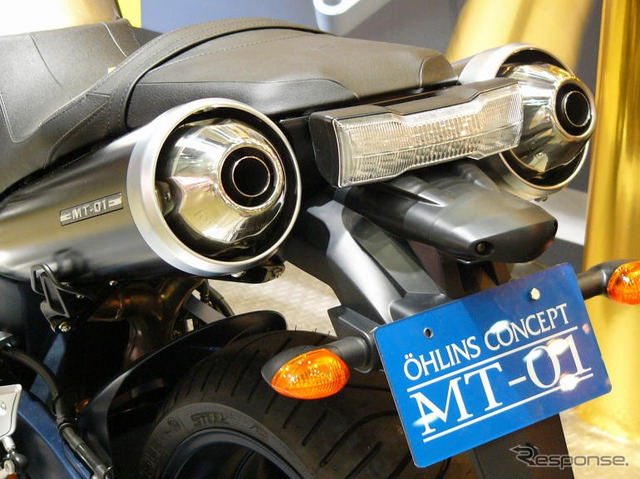 【東京モーターサイクルショー05】写真蔵…ヤマハMT01 カスタムが登場