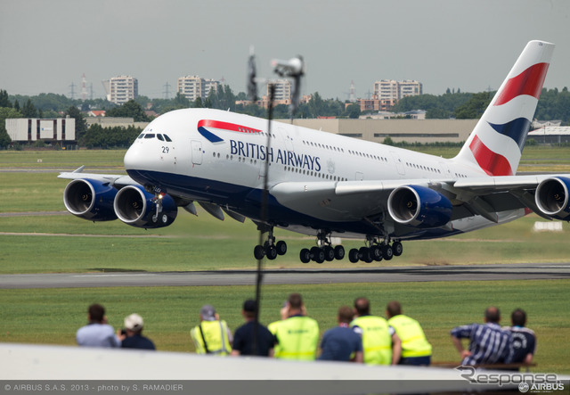 A380の飛行デモンストレーション1