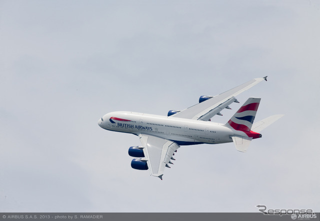 A380のBAによる飛行デモンストレーション2