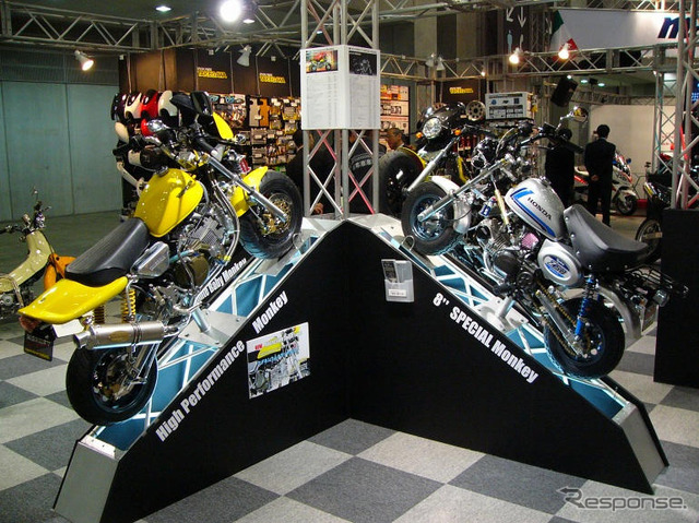 【東京モーターサイクルショー05】ホンダの定番、モンキー と XR …写真蔵