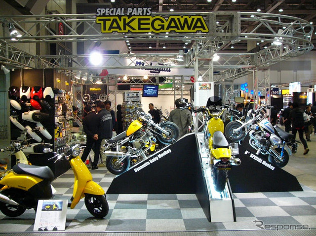 【東京モーターサイクルショー05】ホンダの定番、モンキー と XR …写真蔵