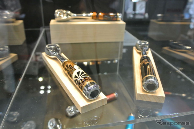 京都機械工具 漆塗りラチェットレンチ(オートサービスショー13)