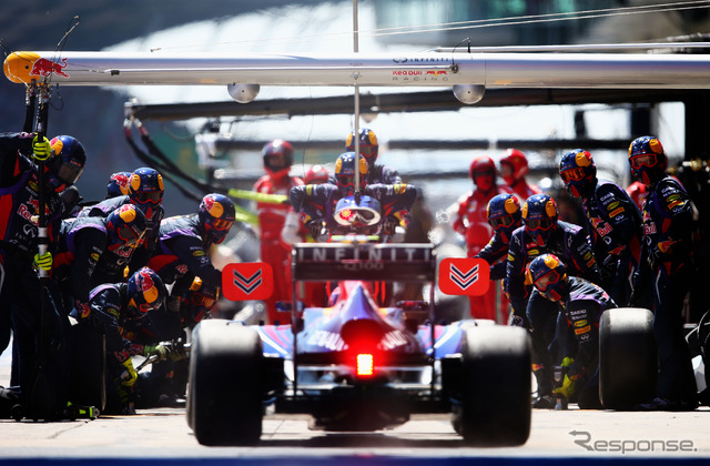 F1 ドイツGP（2013年）　レッドブルのマーク・ウェーバー