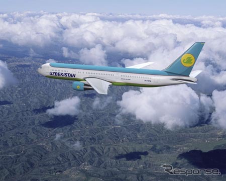 ウズベキスタン航空機767‐300ER
