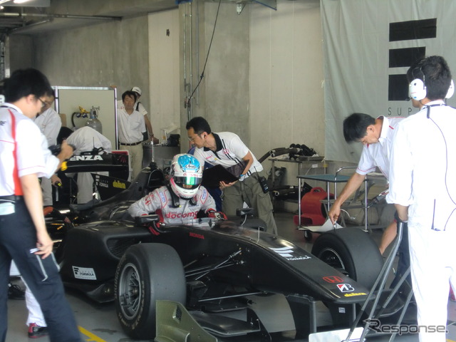 伊沢拓也がドライブを担当した、SF14・ホンダ。