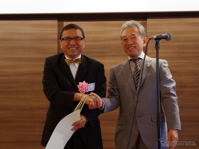 グランプリを獲得したアイモバイルの代表取締役加藤充氏