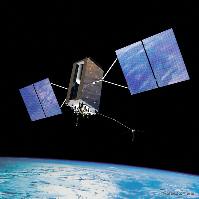 GPSジャミングへの対応を強化し、欧州Galileoとも互換性を持つGPS III衛星（イメージ図）