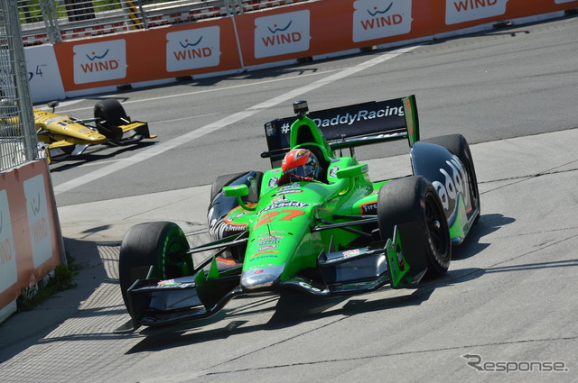 今季最多の3勝を記録しているヒンチクリフ。今回は8位。写真:IndyCar
