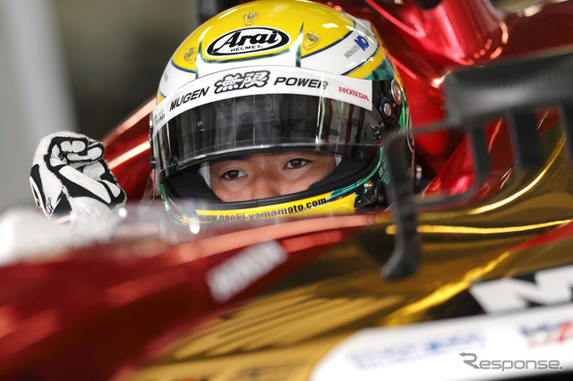 山本尚貴は連続表彰台で、ロッテラーに次ぐポイント2位に浮上(4点差)。写真:Honda