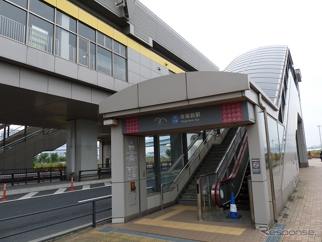 8月10日は市場前駅と新豊洲駅が花火大会による立入禁止エリアとなるため、両駅とも利用できない。