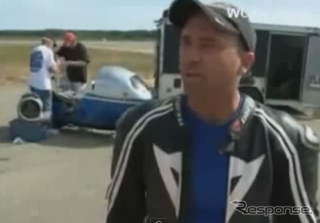 ビル・ワーナーのバイク事故(動画キャプチャ)