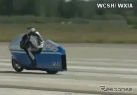ビル・ワーナーのバイク事故(動画キャプチャ)
