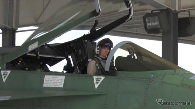 F/A‐18スーパーホーネットの処女飛行(動画キャプチャ)