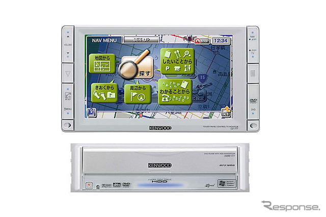 【ケンウッドHDDスマートNavi】Windows Automotive採用で一新