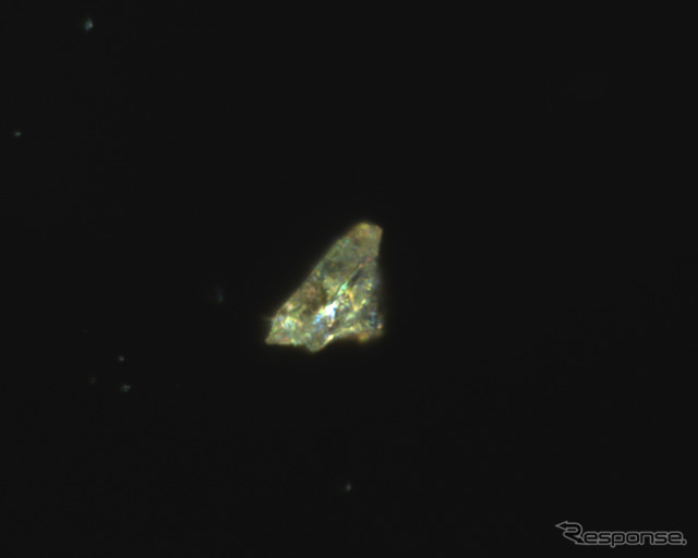 公開微粒子の光学顕微鏡写真(大きさ:0.049mm)