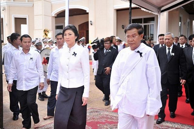 インラク首相とフン・セン首相