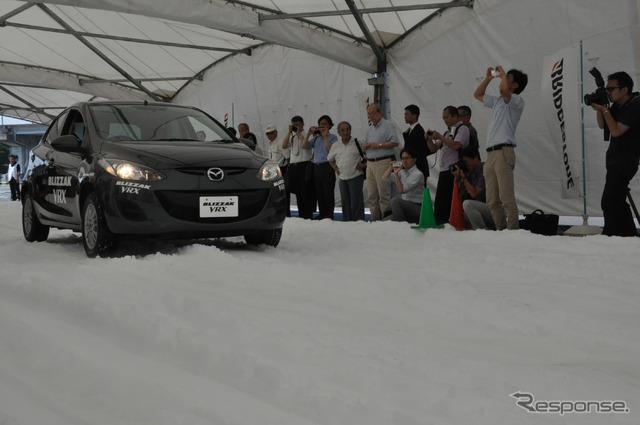 ブリヂストン ブリザック VRX 雪上試乗会