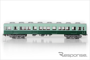 「鉄道コレクション」の南海7000系。非冷房時代の姿を再現した。
