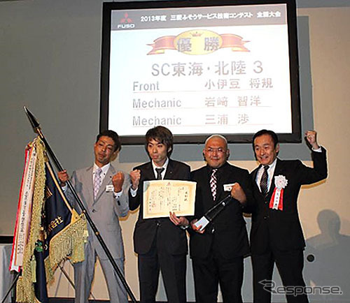 優勝した東海・北陸ふそう（3）チーム