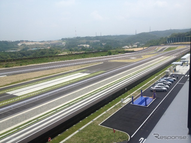 多治見サービスセンターの走行確認路