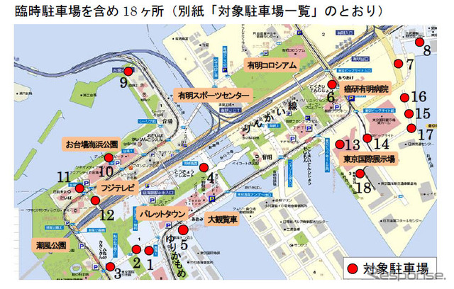 対象駐車場