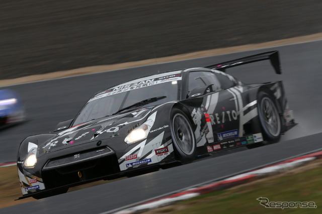 GT500連覇チームであるMOLAのGT-Rが今季初ポール(写真は開幕戦)。写真:NISSAN
