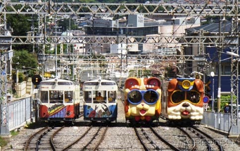 開業95周年を迎える生駒ケーブル。写真は生駒ケーブルの最初の開業区間（宝山寺線）。