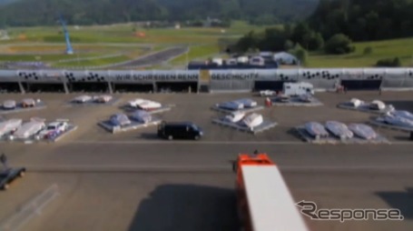F1がオーストリアで再開（動画キャプチャ）