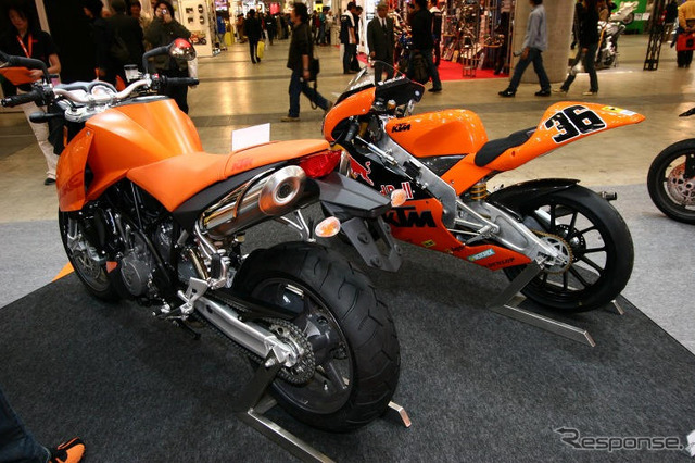 【東京モーターサイクルショー05】KTM のオレンジ写真蔵