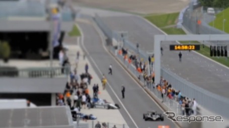 F1がオーストリアで再開（動画キャプチャ）