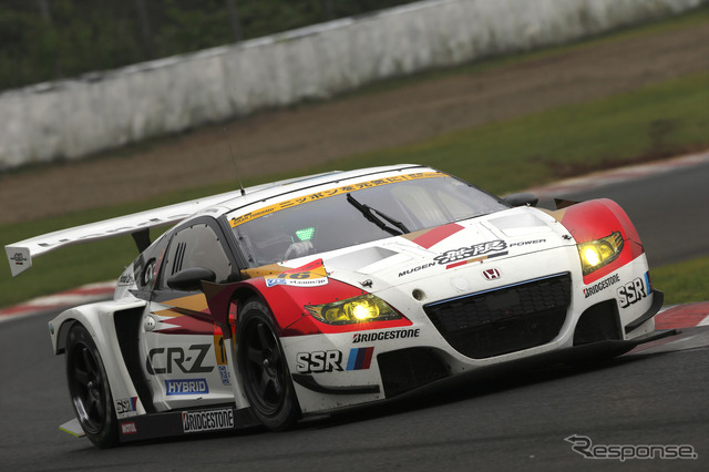 3連続2位の#16 CR-Z。写真:Honda