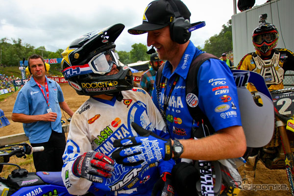 地元ライダーのジェレミー・マーティン