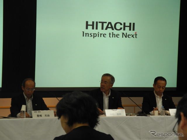 日立製作所の2014年3月期第1四半期決算会見