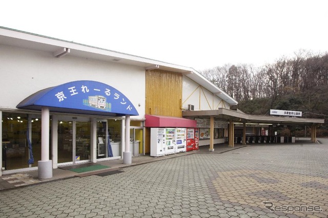 京王動物園線の多摩動物公園駅に隣接する現在の京王れーるランド。8月25日で営業を終了する。