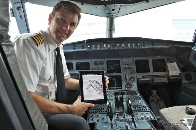 「パーフェクト・フライト」を実施したエア・カナダA319のコクピット