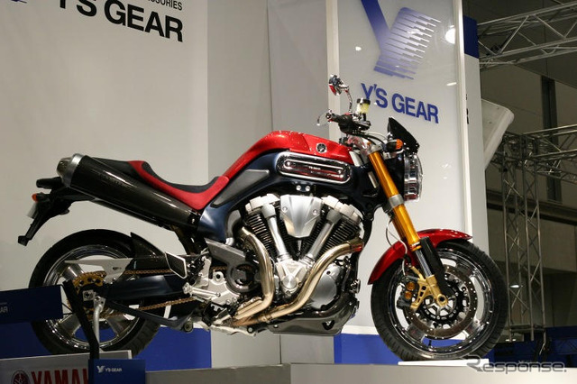 【東京モーターサイクルショー05】ジャパニーズVツイン、ヤマハ MT-01 写真蔵