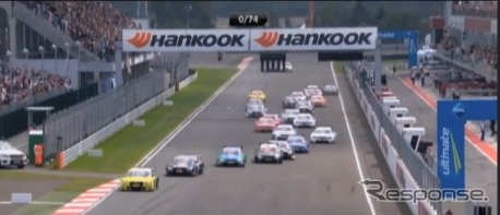 DTMロシアで初のレース(動画キャプチャ)