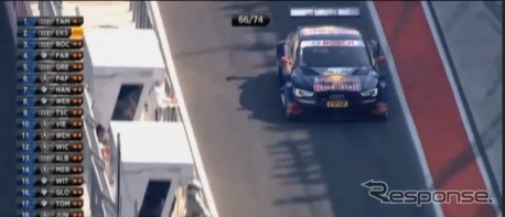 DTMロシアで初のレース(動画キャプチャ)