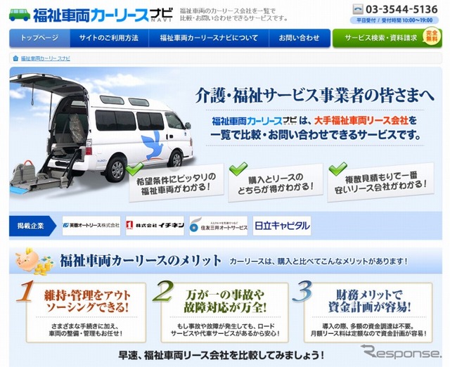 福祉車両カーリースナビ