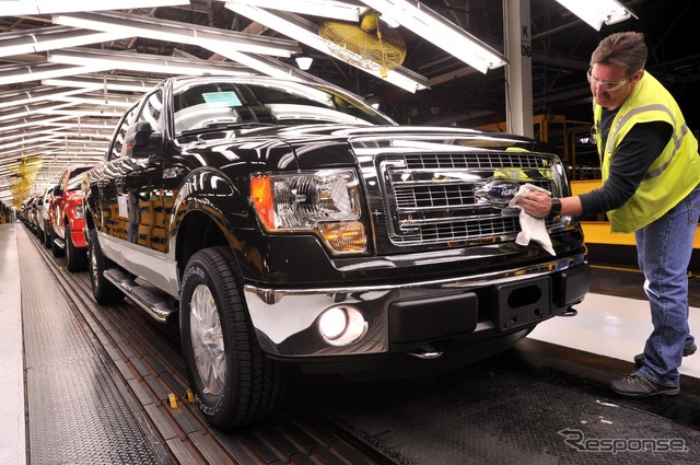 フォードFシリーズを組み立てる米国ミズーリ州カンザスシティ工場