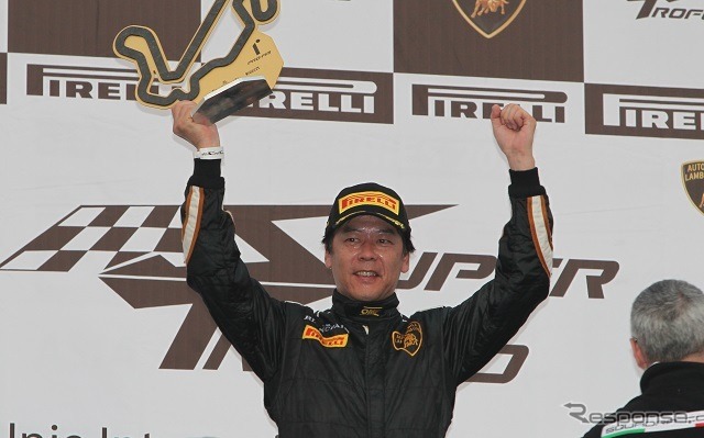 2013 ランボルギーニ・ブランパン・スーパートロフェオ・アジアシリーズ 第3戦で優勝した中谷明彦選手