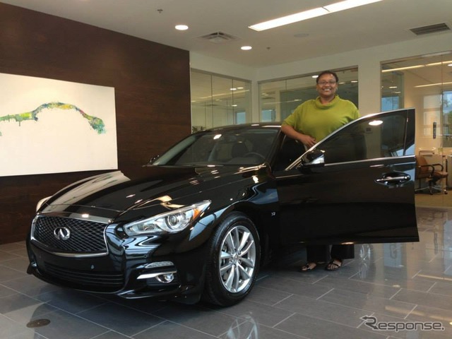 米国で最初に納車されたインフィニティQ50