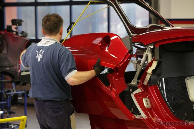 4Cが生産されるモデナ工場