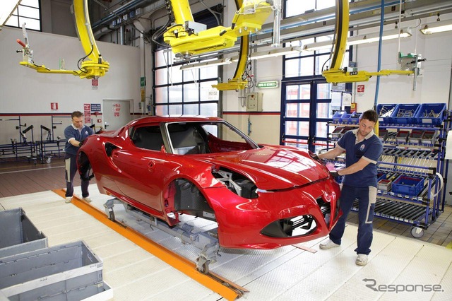 4Cが生産されるモデナ工場