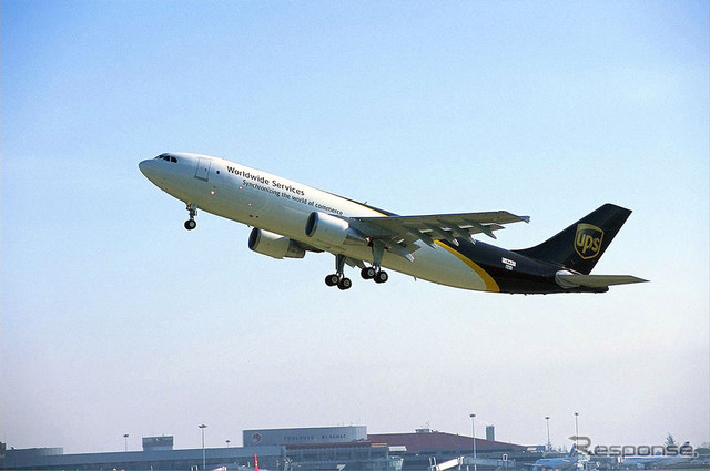 UPSのA300-600F輸送航空機