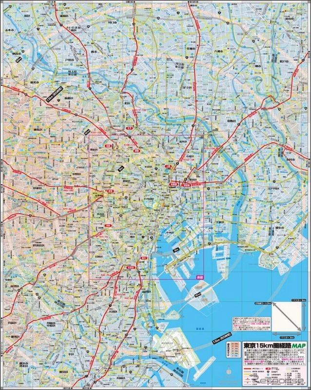 昭文社・震災時帰宅支援マップ 首都圏版